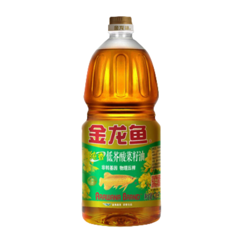 金龙鱼纯香低芥酸菜籽油5L*4(非转基因物理压榨)